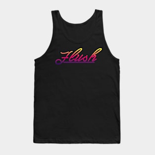 purple yellow neon flush Tank Top